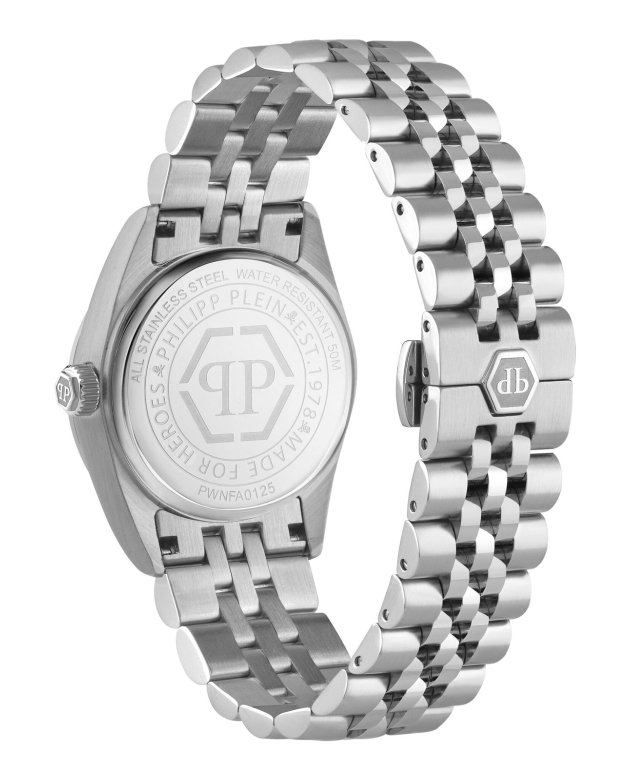 Philipp Plein Womens Stainless Steel 28mm Bracelet Fashion Watch