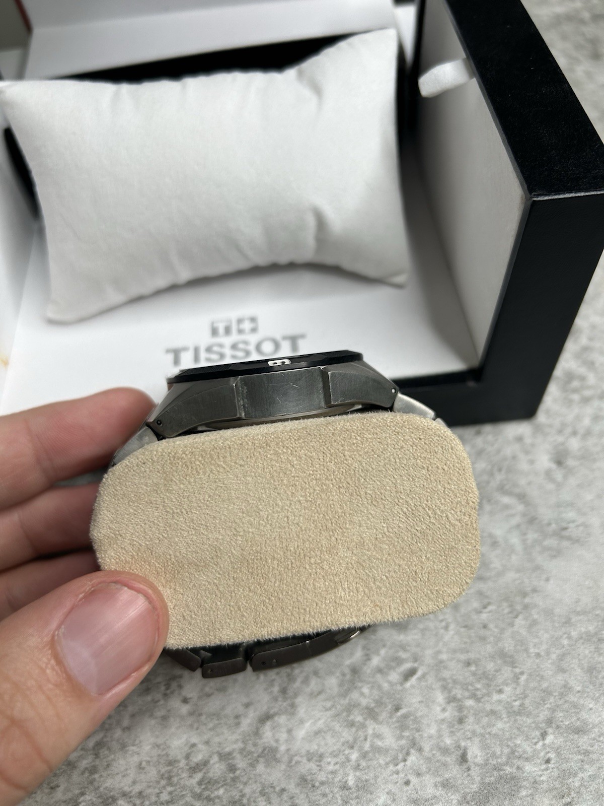 Tissot T-Touch Titanium Analog/Digital Compass Solar Box Manual Papers