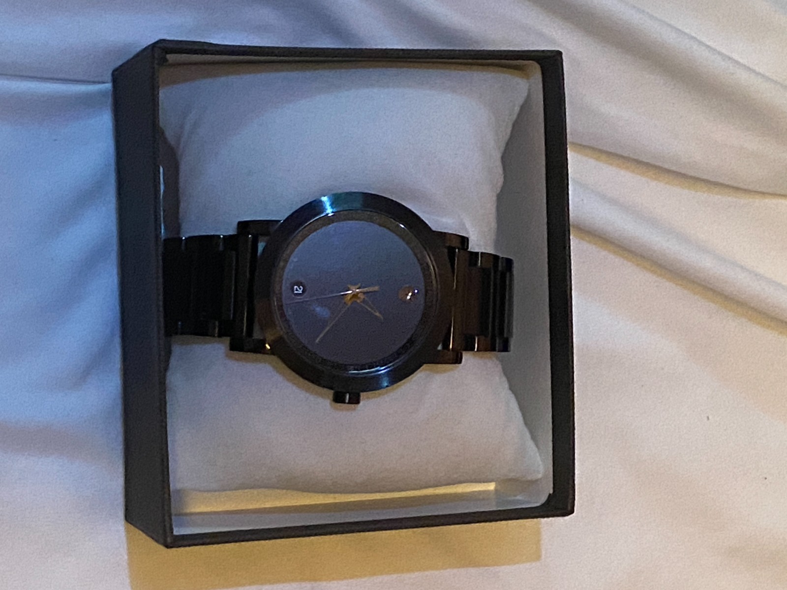 Movado Museum Classic 07.1.36 Stainless Steel Quartz Watch – Black Museum Dial