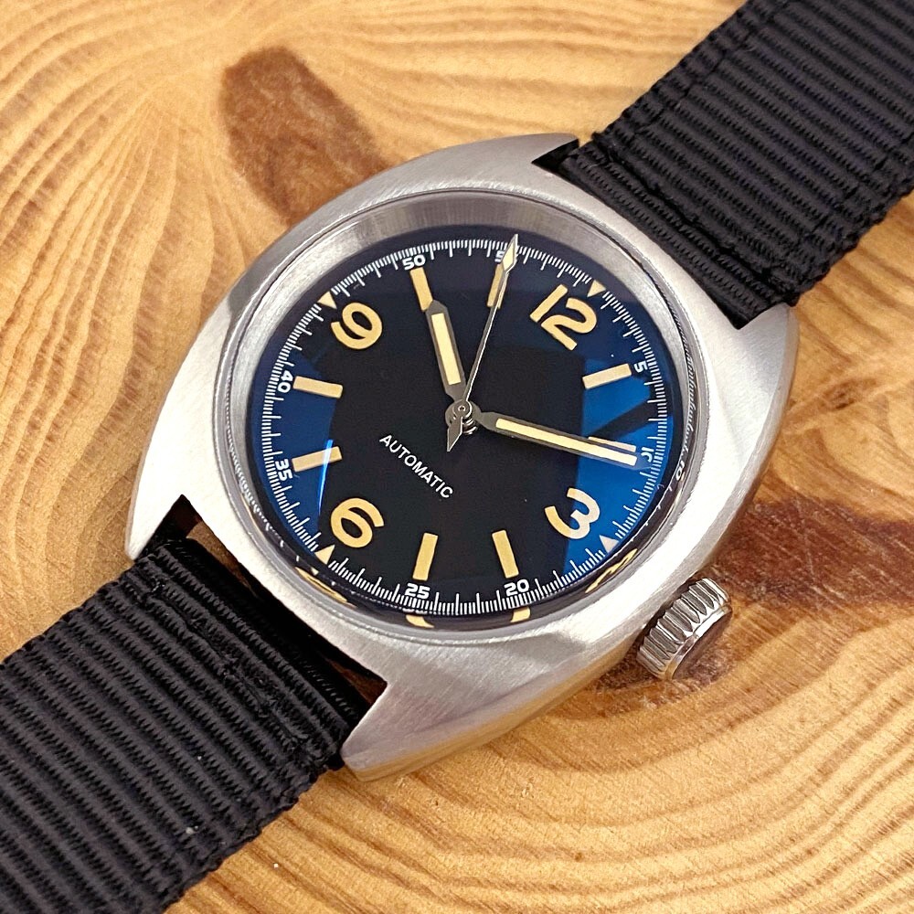20ATM Diver Watch Men Automatic Miyota 36mm AR Sapphire Lume Screw Crown Reloj