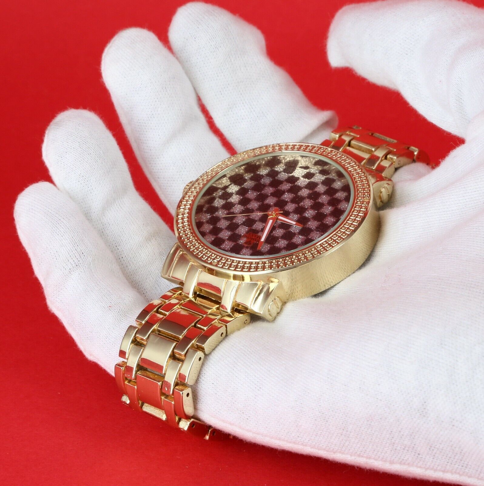 GP Men’s Real Genuine Diamond Metal Band Diamond Maxx Watch