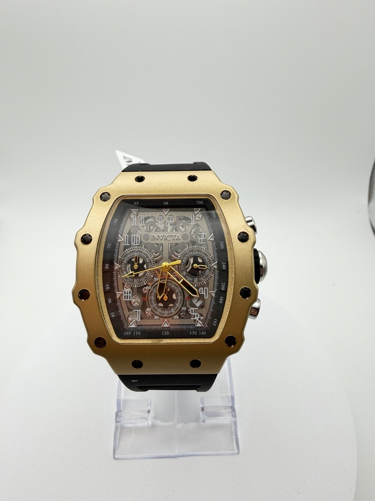 Invicta Cobra Kai Nitro Gen 69698 Men’s Chronograph Watch Gold Black 43mm