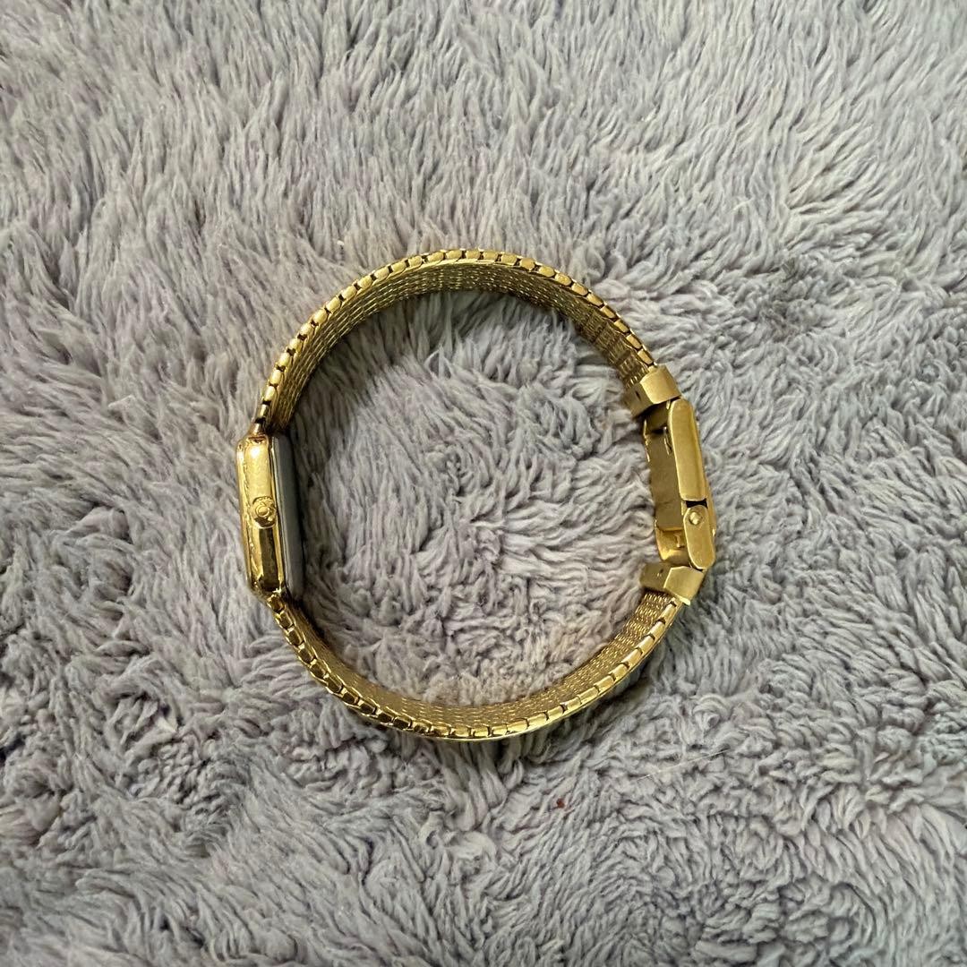 Omega De Ville Quartz Watch Cal.1455 16mm Gold Dial Ladies