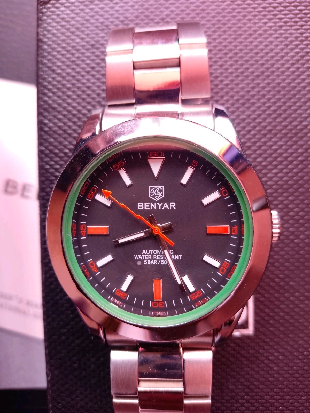 BENYAR Mens Watches Top Brand Luxury Automatic Waterproof Mechanical New 2024
