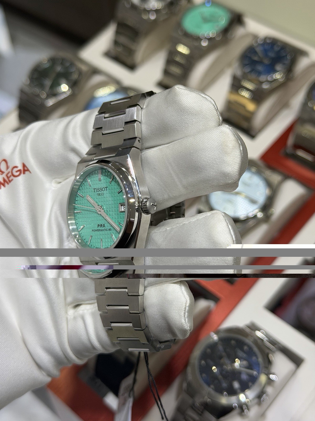 New Tissot PRX Powermatic 80 Mint Green Women’s 35MM Watch T137.207.11.091.01