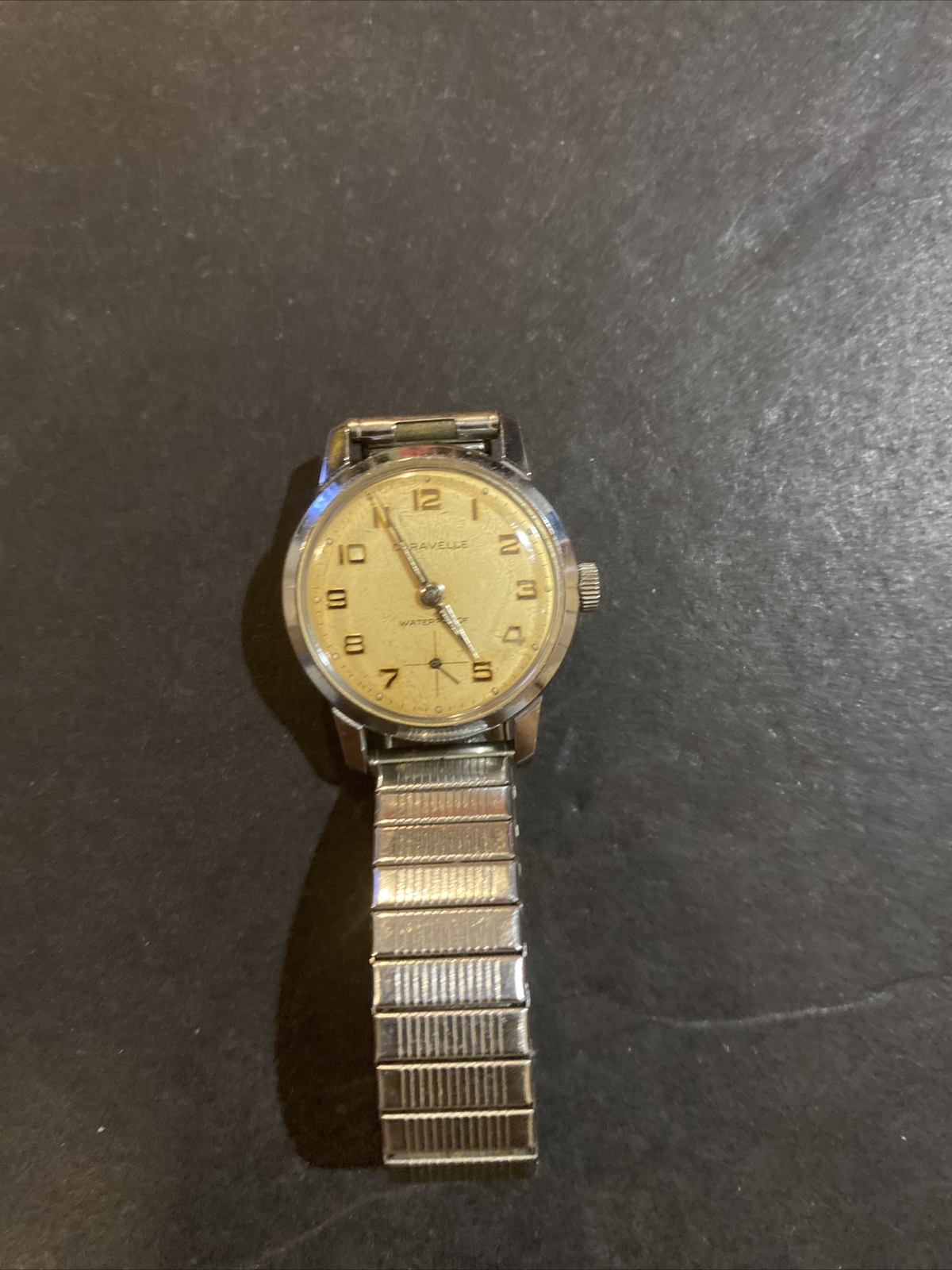 Vintage CARAVELLE Waterproof SWISS Watch Wristwatch Working