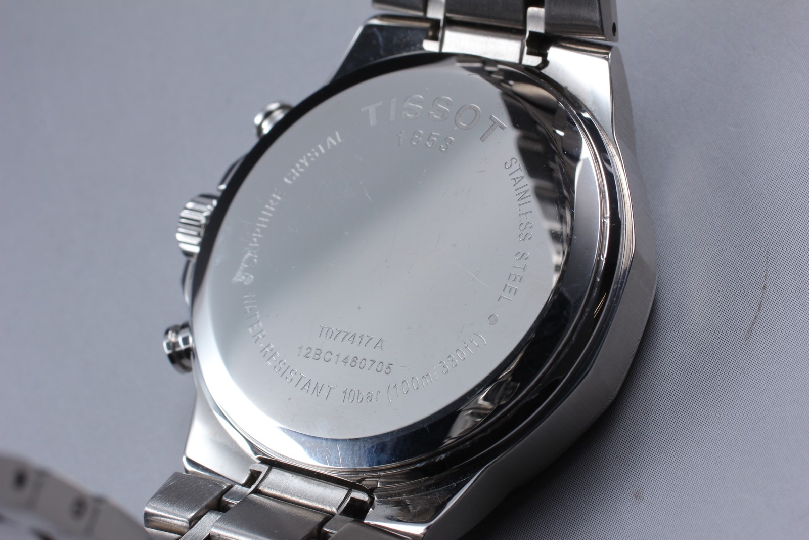 [ Box, Paper ] TISSOT PRX Chronograph T077417A Sapphire Crystal Swiss Made Watch