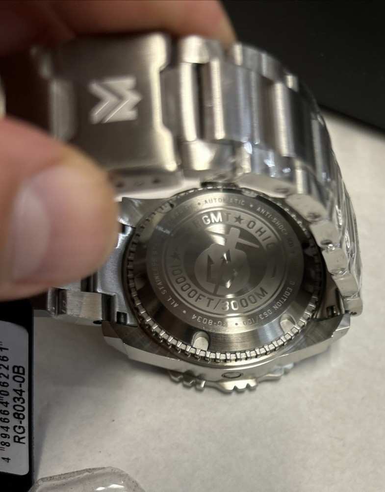 RGMT Ohio RG-8034-0B Limited Edition 58/100 Automatic Smokey White