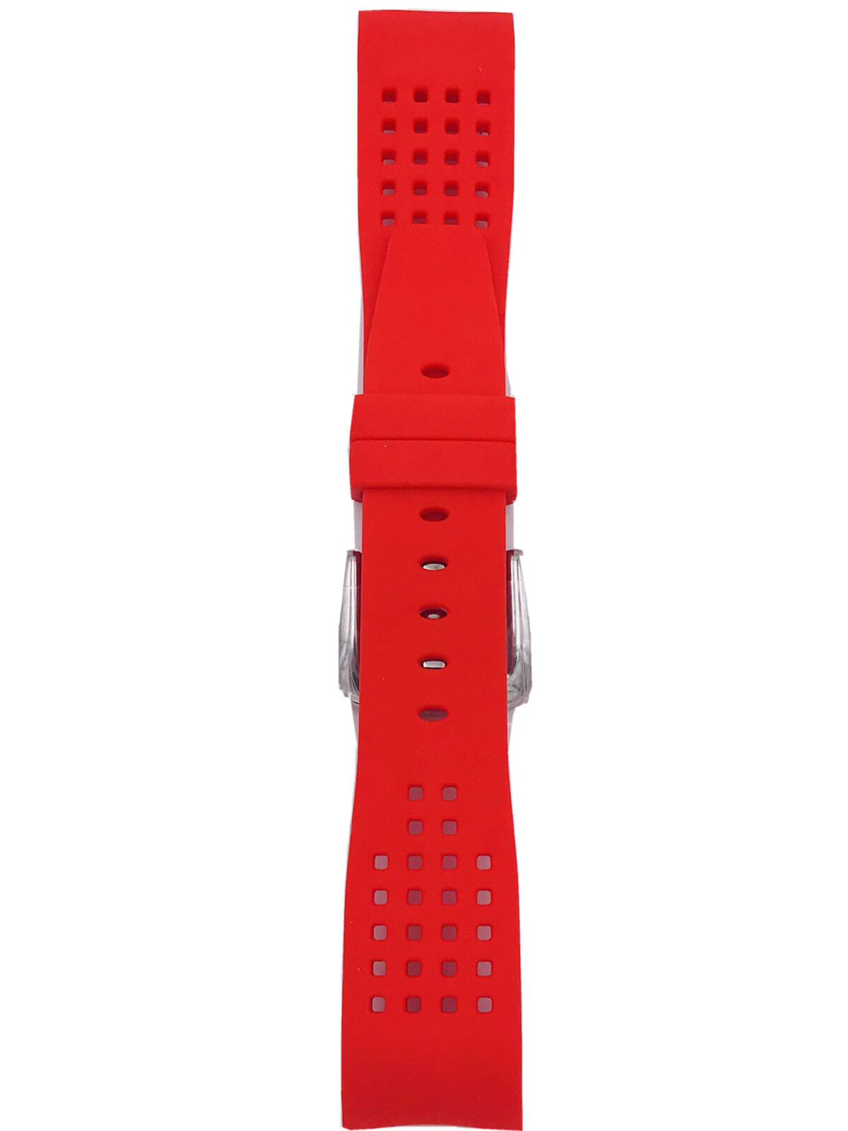 Locman Aviator/Isle Of Elba Red Rubber Strap Discounted New