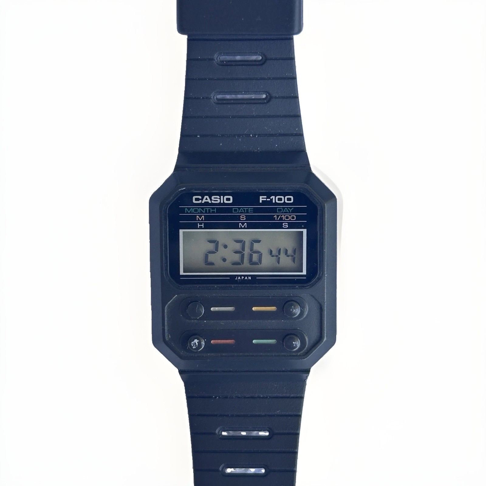 Casio F100 F-100 Watch 1977 Sigourney Weaver Alien Movie Vtg Black Japan Retro