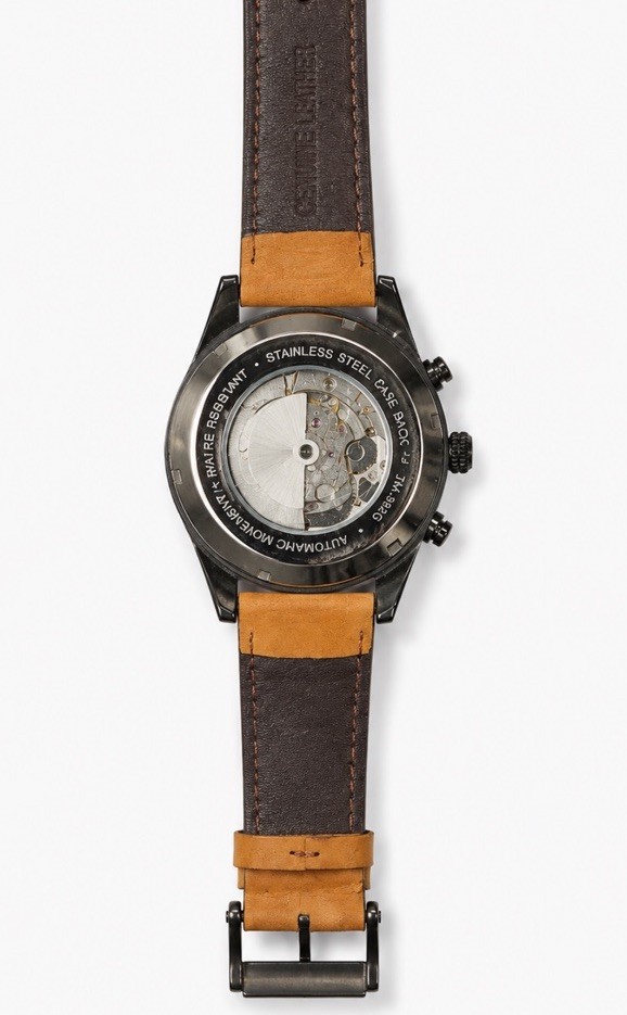 Forsining Automatic Men’s Watch Display Back Brown Leather Strap New No Box