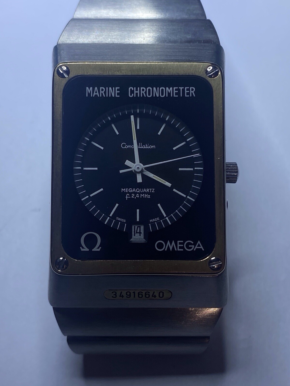 Omega Constellation Marine Chronometer (1975). Cal 1511. Service history STS