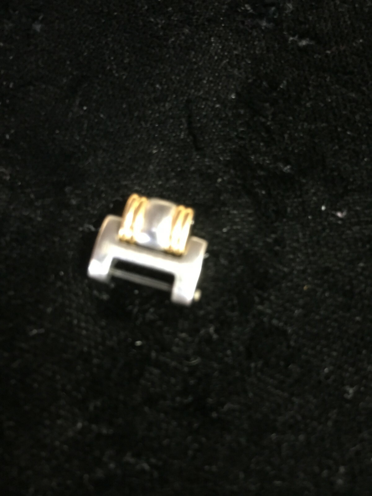 gucci 9040L extra link,two tone, lady size, 12mm