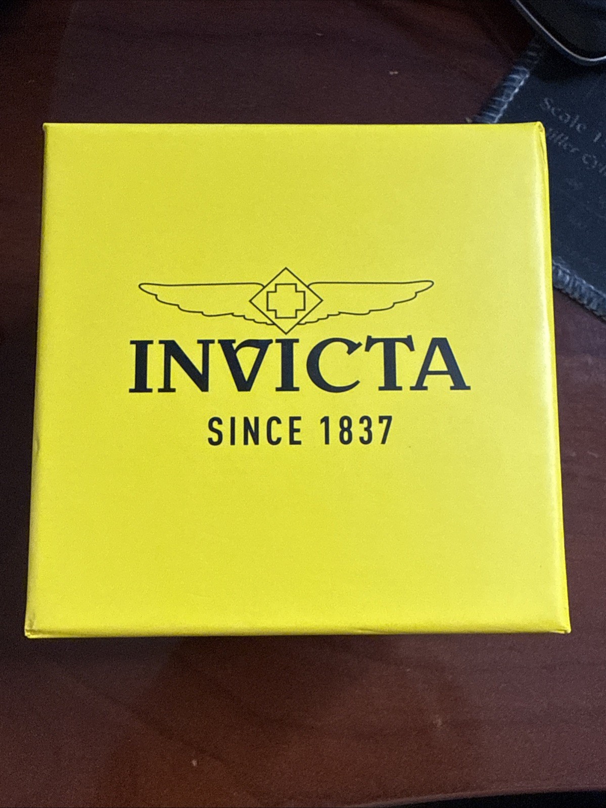 Invicta Racing Chronograph Quartz Watch Purple/Black Dial Blue Strap w/ Box