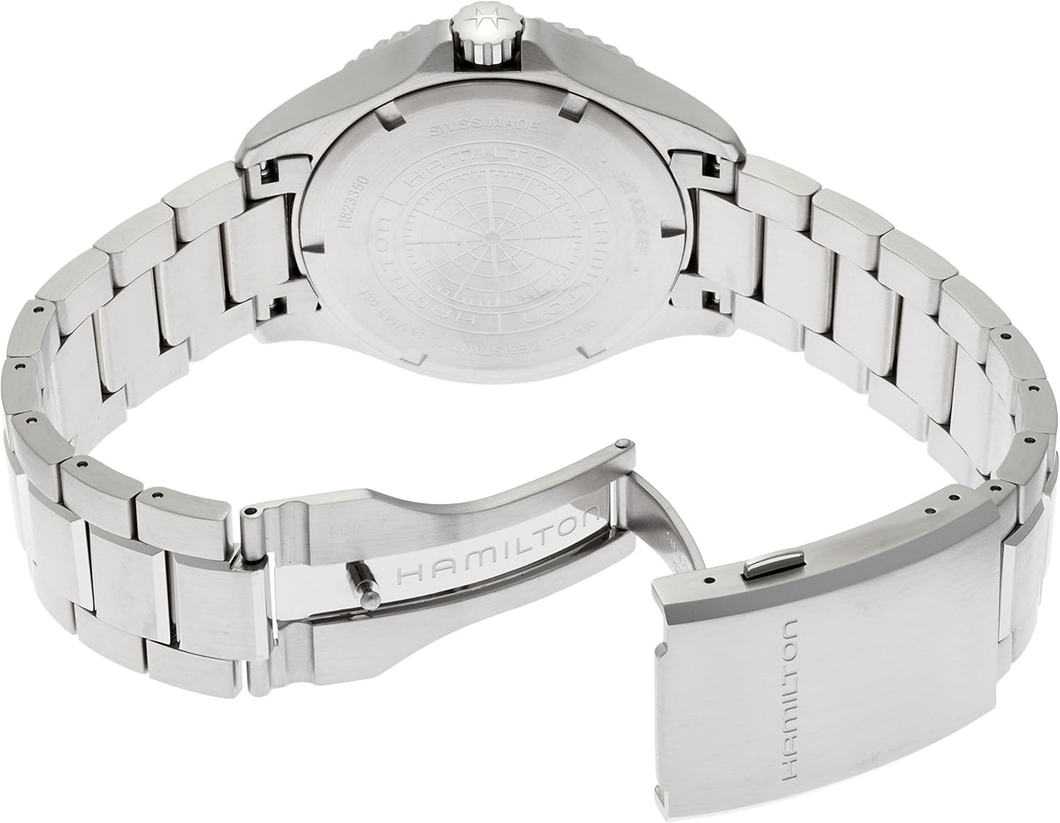 Khaki Navy Automatic Men’S Watch, 40Mm Stainless Steel Case, Swiss Made, Black D
