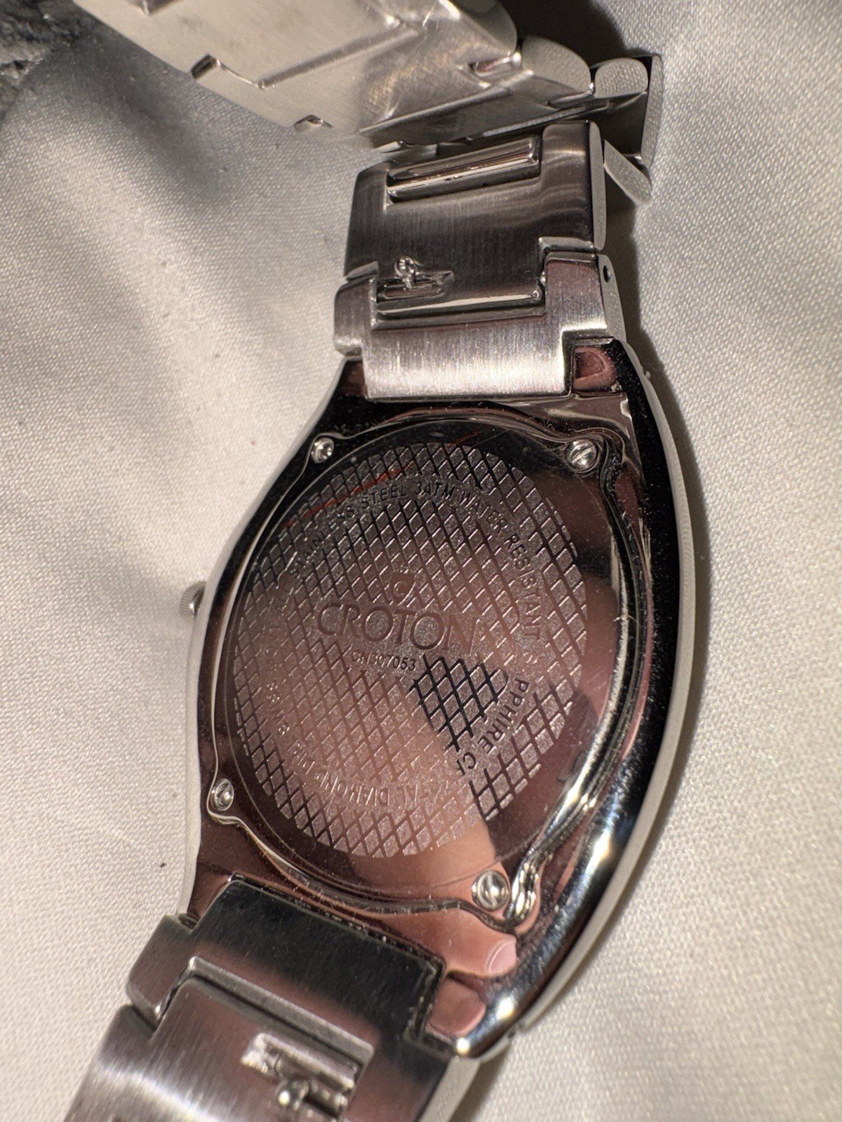 Croton CN307053 Swiss Made Sapphire Watch w/ Box & Extra Strap