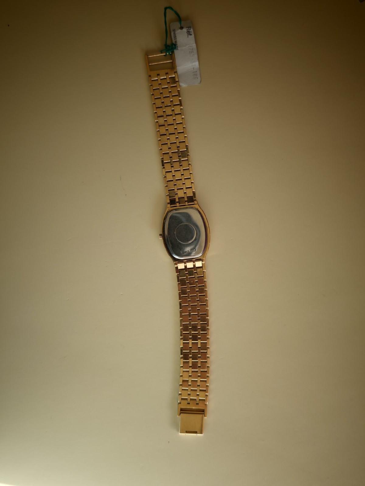 Mint FAVRE-LEUBA President Saddam Hussein Iraq Gold DIAL Box Watch R800