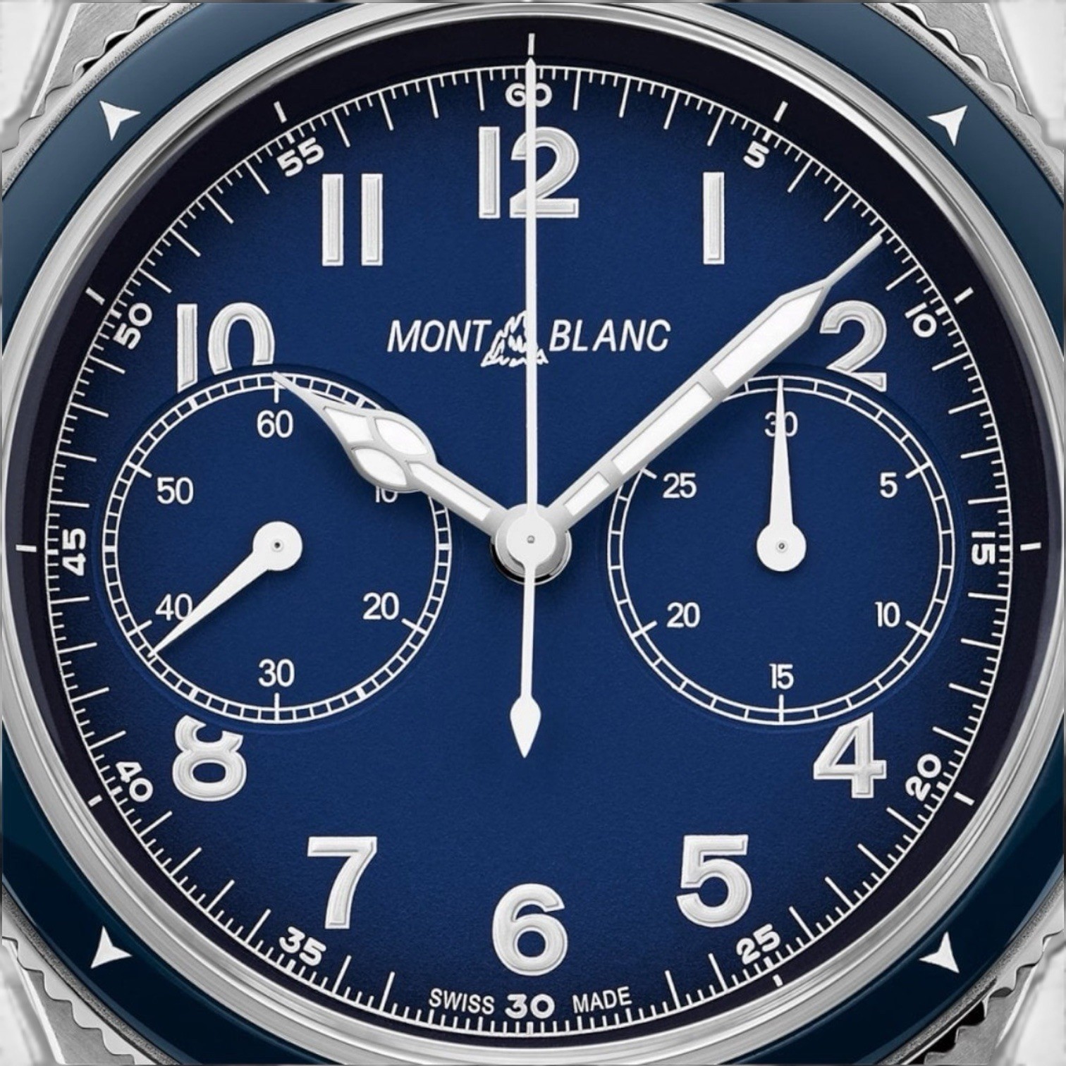 Montblanc 1858 Automatic Chronograph Blue 42mm Watch