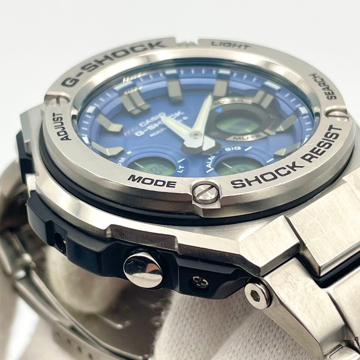 Rare Color CASIO G SHOCK wristwatch Blue GST W110D 2AJF Working