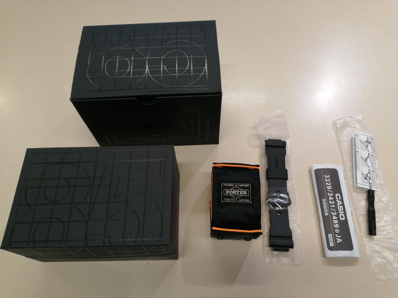 CASIO G-SHOCK GM-5600EY (PORTER 85th) Green Watch Auth Japan
