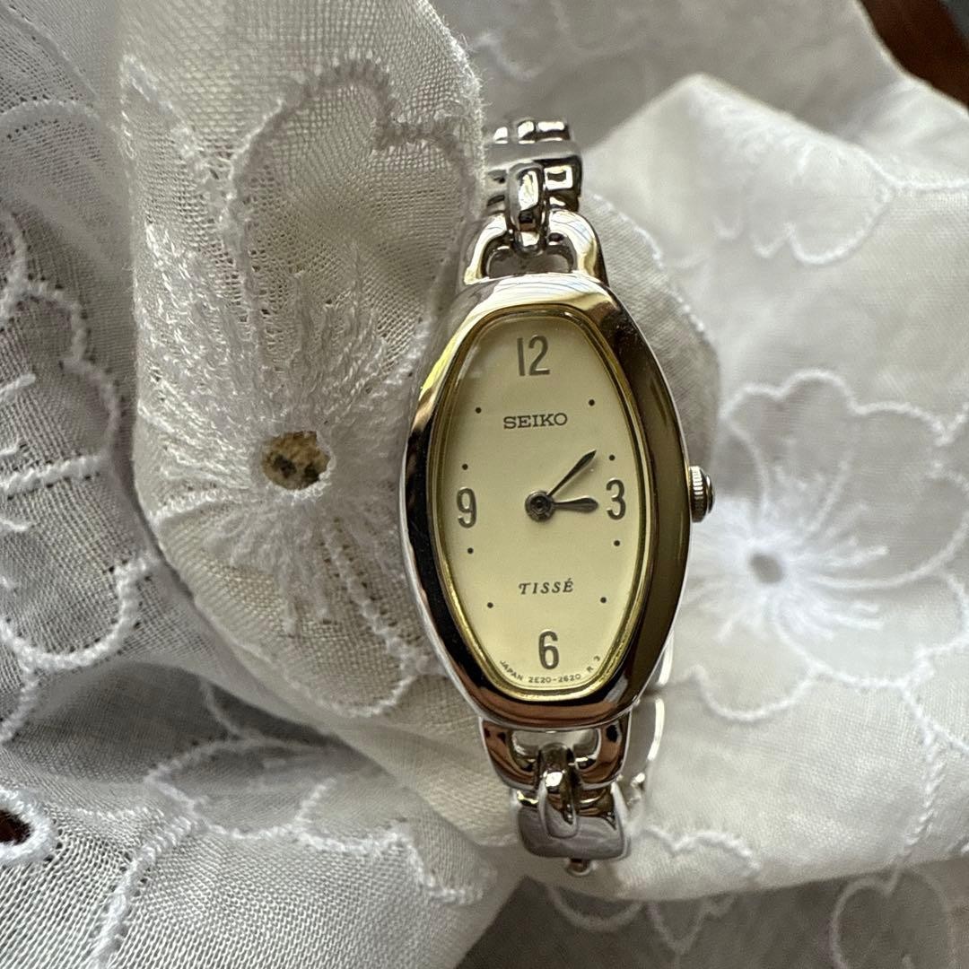 SEIKO Tisse Oval Watch Bracelet