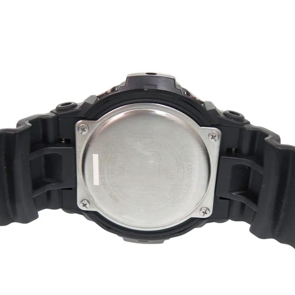 Excellent condition Casio G-SHOCK GAW-100B-1A2JF Resin Aluminum Black Blue Tough