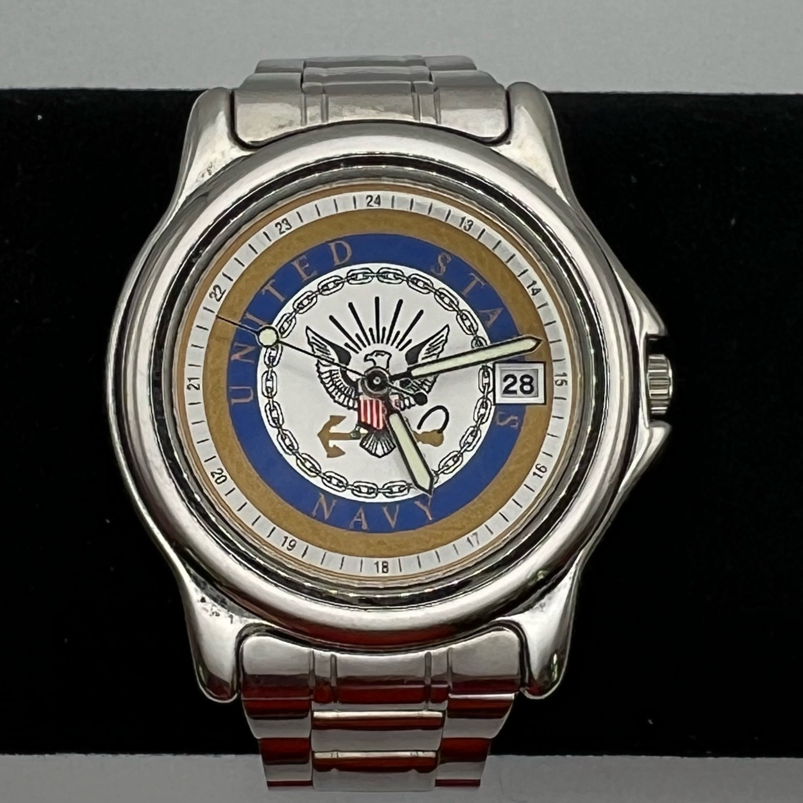 Accutime Unisex Watch United States Navy Collectible Working
