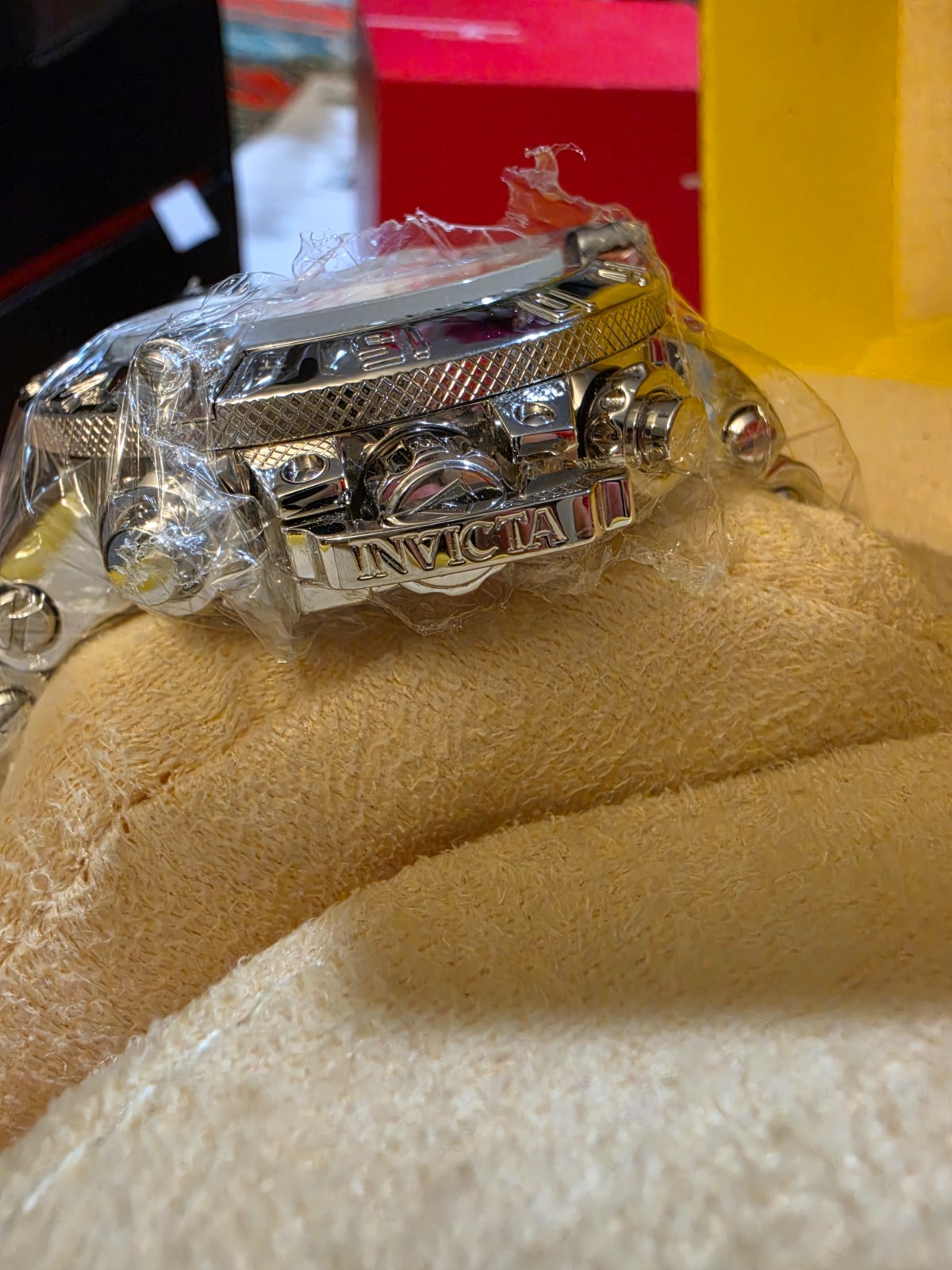 INVICTA SUBAQUA III 19166 SWISS MADE CHRONOGRAPH W.R. 500 MT ALL STAINLESS STEEL