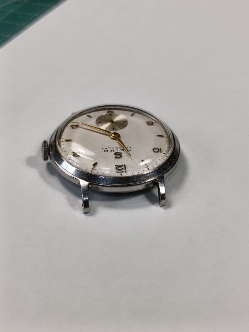 Seiko EXTRA FLAT 13050 new 10B S mark small second good working condition
