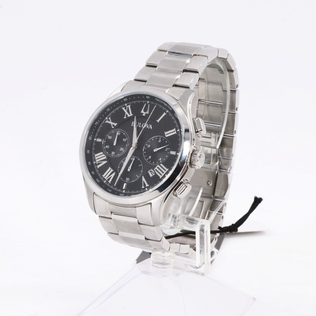 BULOVA 96B288 Wilton Black Dial Chronograph Quartz 46mm Men Watch (PZ2002219)