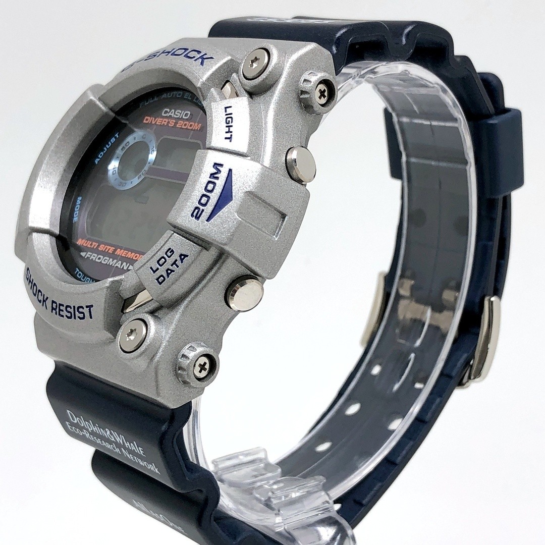G SHOCK GW 200K 2 FROGMAN Ilkji 2001 Frogman Tough Solar Silver x Navy Released