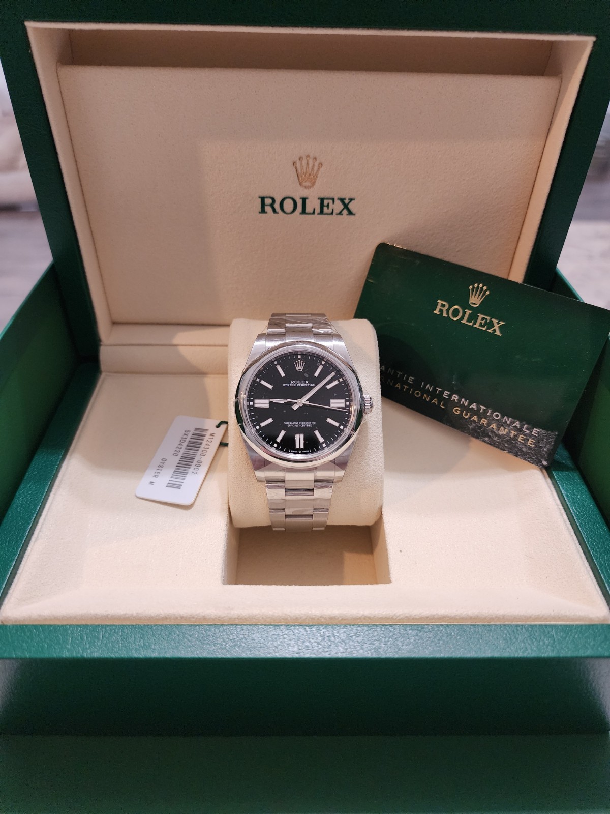 Rolex Oyster Perpetual 41mm 124300 Stainless Steel Black Dial