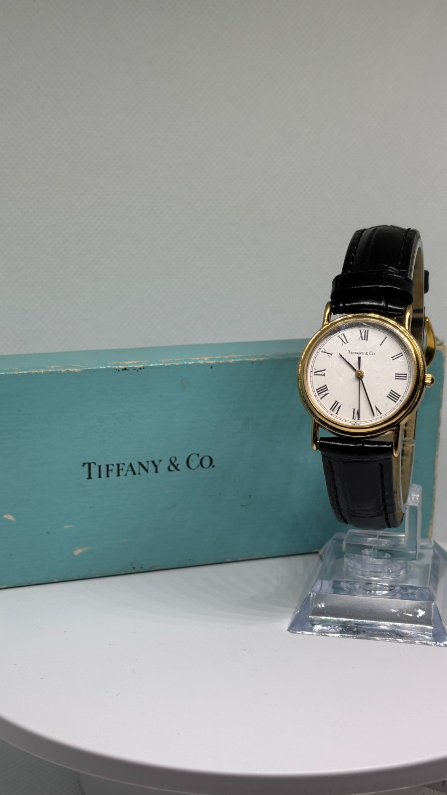 Vintage Tiffany & Co Swiss Dress Watch with Original Box & Full Overhaul 2000s