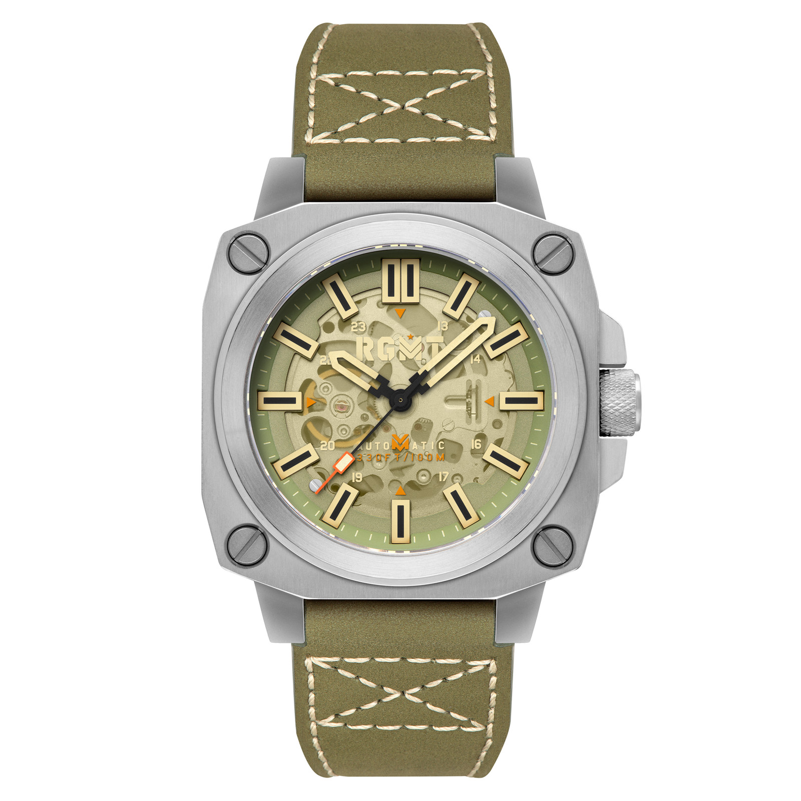 RGMT Altimeter Stainless Steel 46mm Automatic Wristwatch RG-8064-06