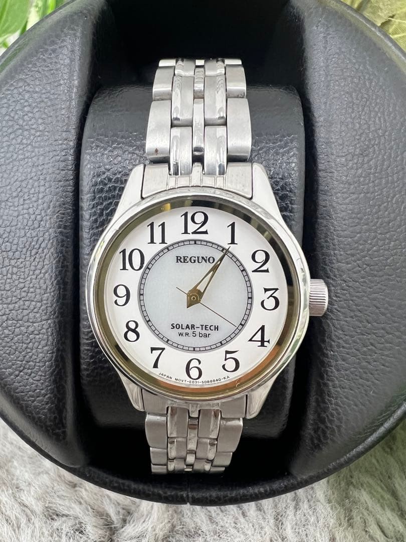 [Working Condition] Citizen REGUNO Women’s Solar-Powered Watch, Silver