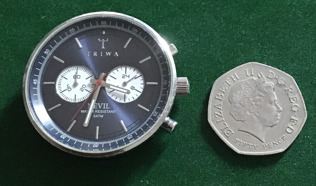 Triwa Nevil Men’s Watch Head Designed In Sweden Large Face Working Quartz S/r
