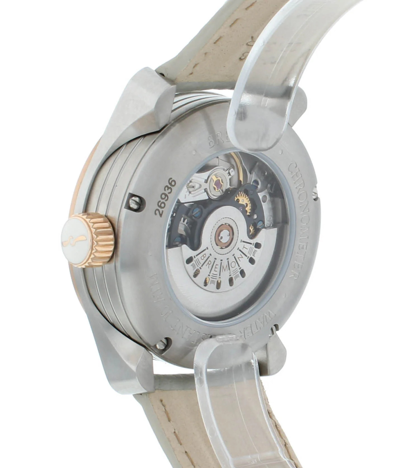 Bremont Maya 37mm Auto Steel & 18k Rose Gold MOP Dial Ladies Watch MAYA-G-R-S