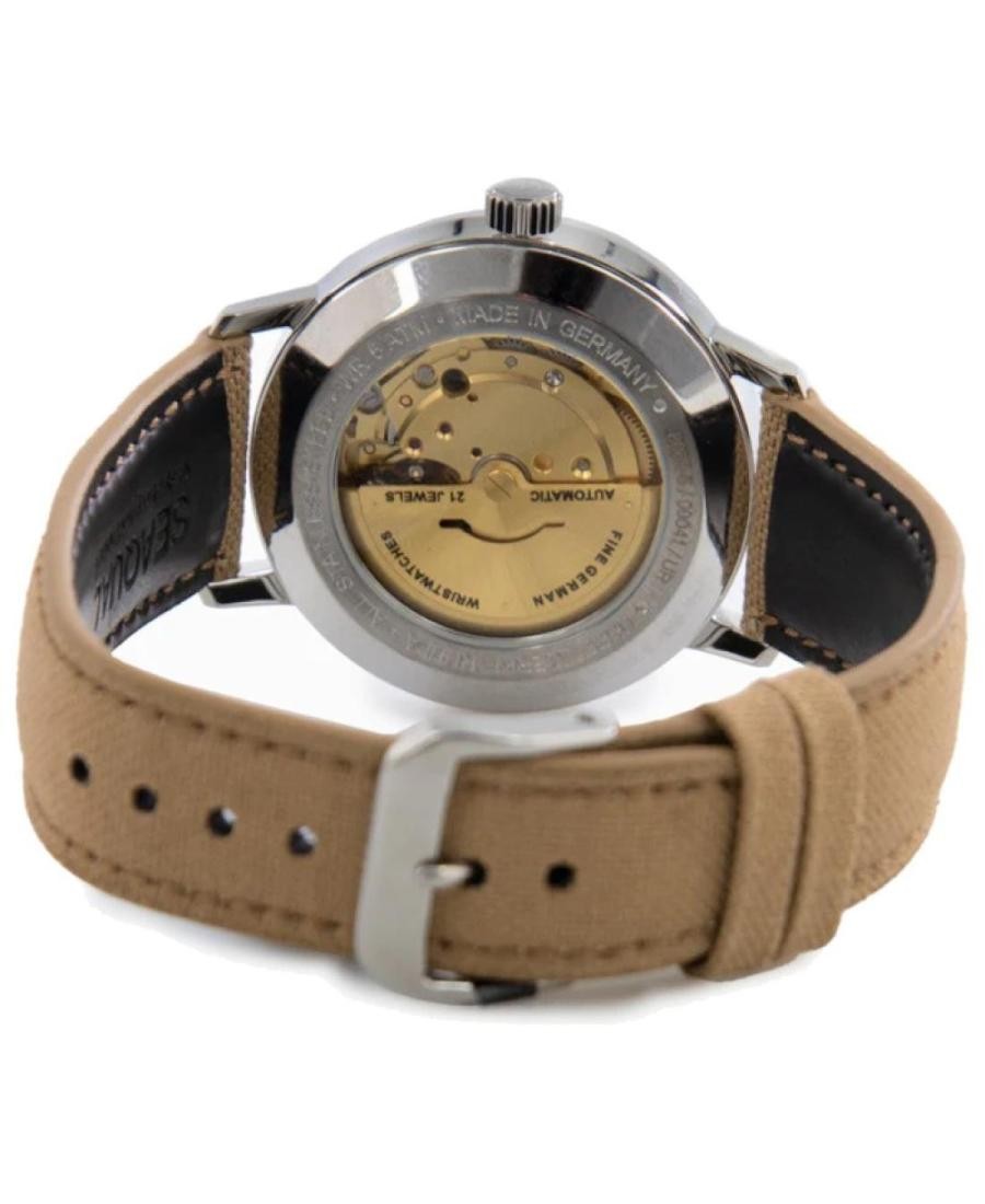 ZEPPELIN Men Analog Automatic Casual Watch Classic Dress Sand Dial Waterproof Ro