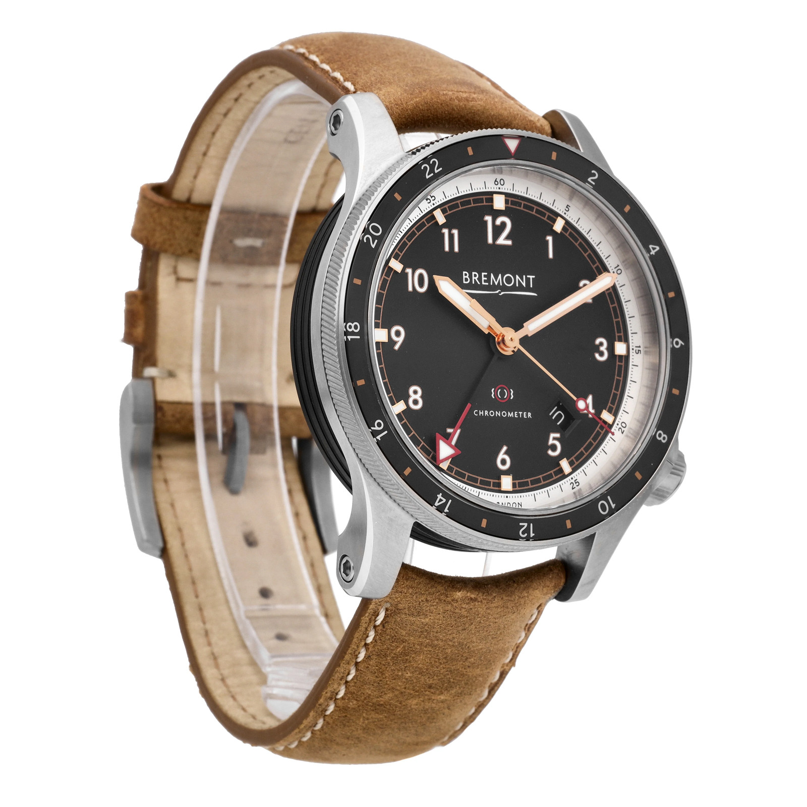 Bremont Ionbird Titanium Black Dial 43mm Auto Mens Watch IONBIRD MODEL 12020-R-S