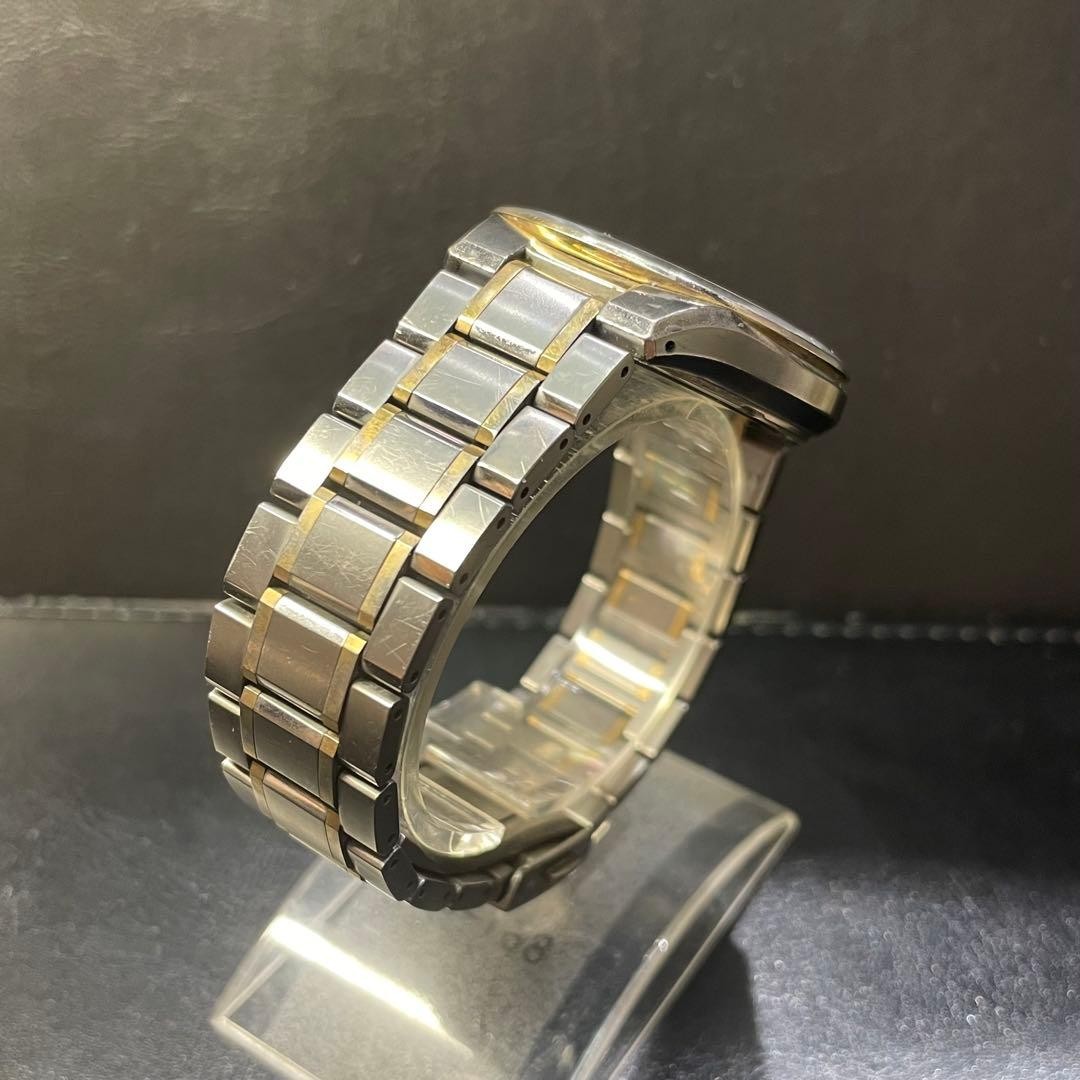 Seiko Dolce 7B24-0AX0 Solar Radio Men’s White Roman Dial Watch Japan -For Parts