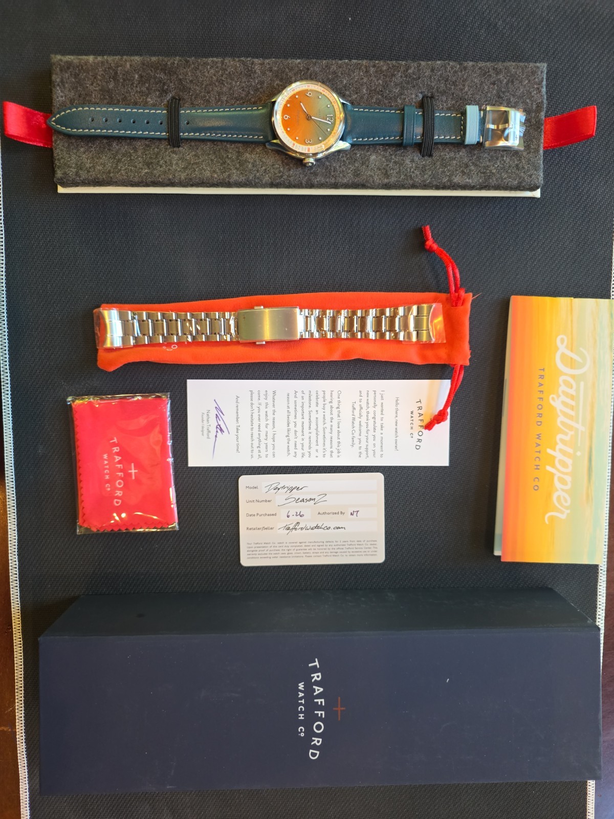 Trafford Watch Co Daytripper Eos WITH BRACELET – New Unworn
