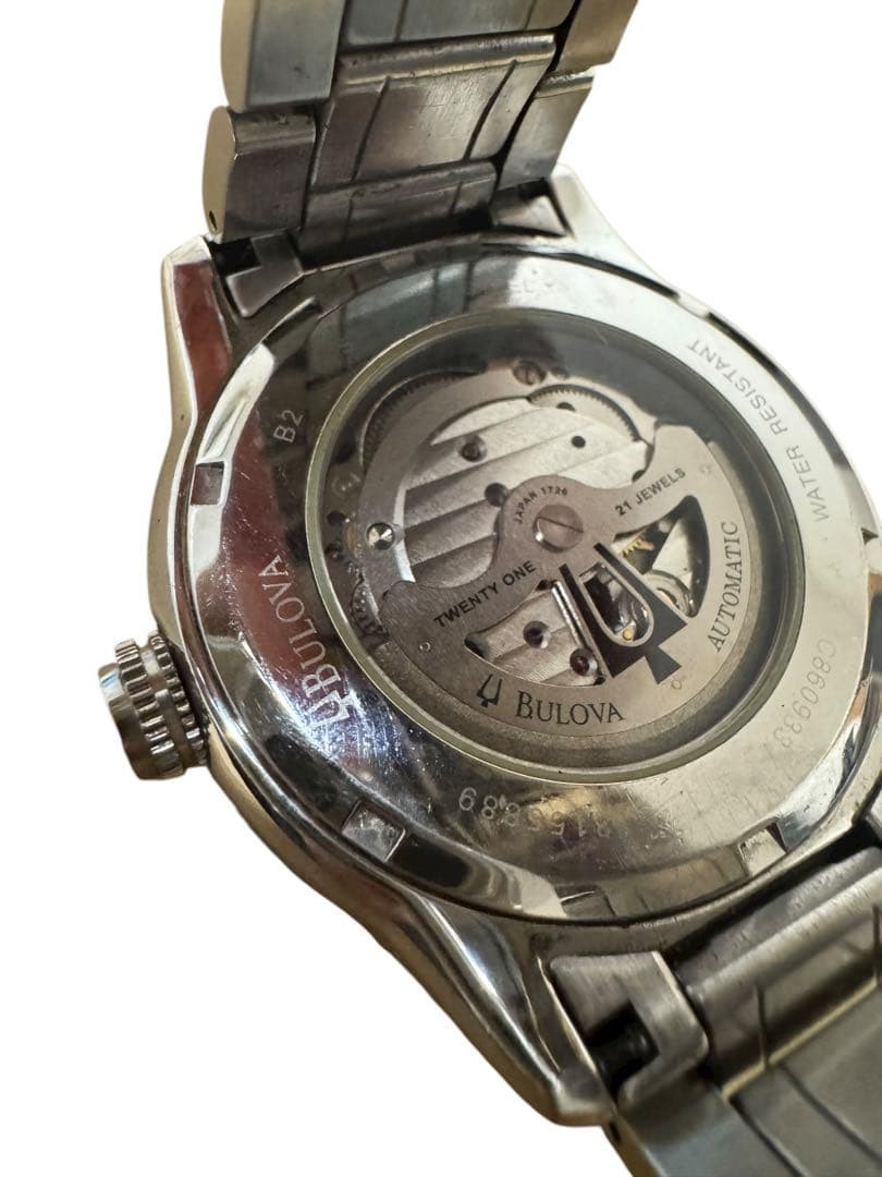 BULOVA 96A119 Skeleton Automatic 21