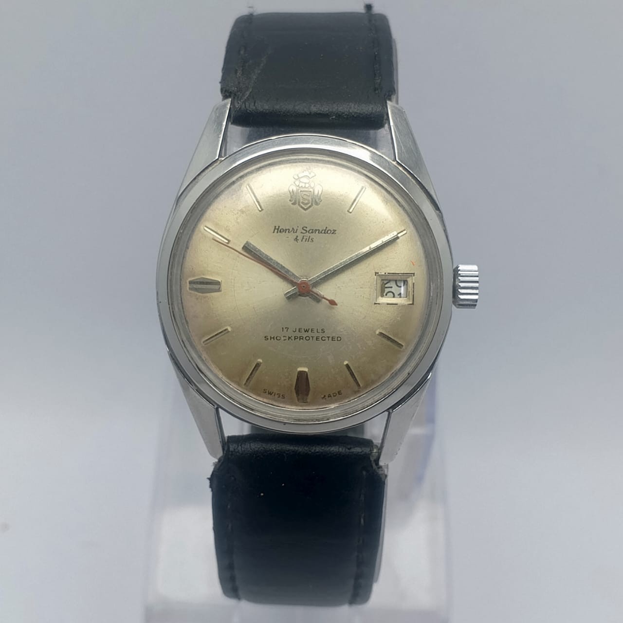 Henri Sandoz & Fils Manual Winding 1761Y-72-4 Vintage Men’s Watch BLL103KS7