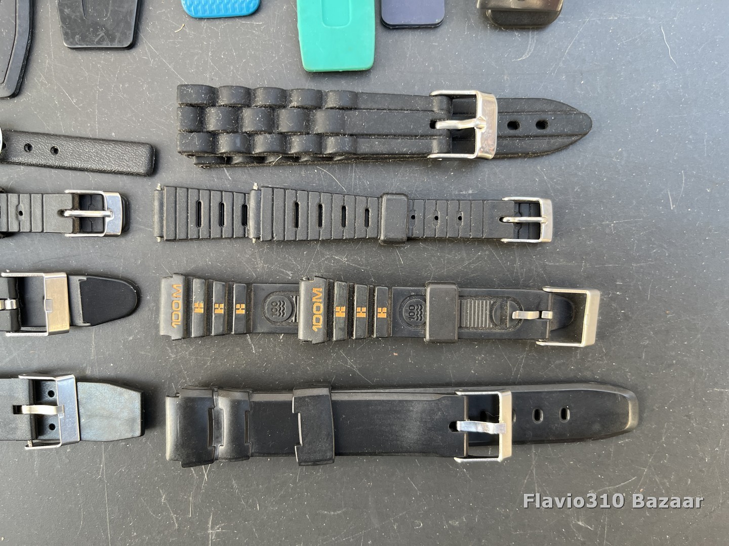Various Resin Bands Casio etc Used – READ BELOW