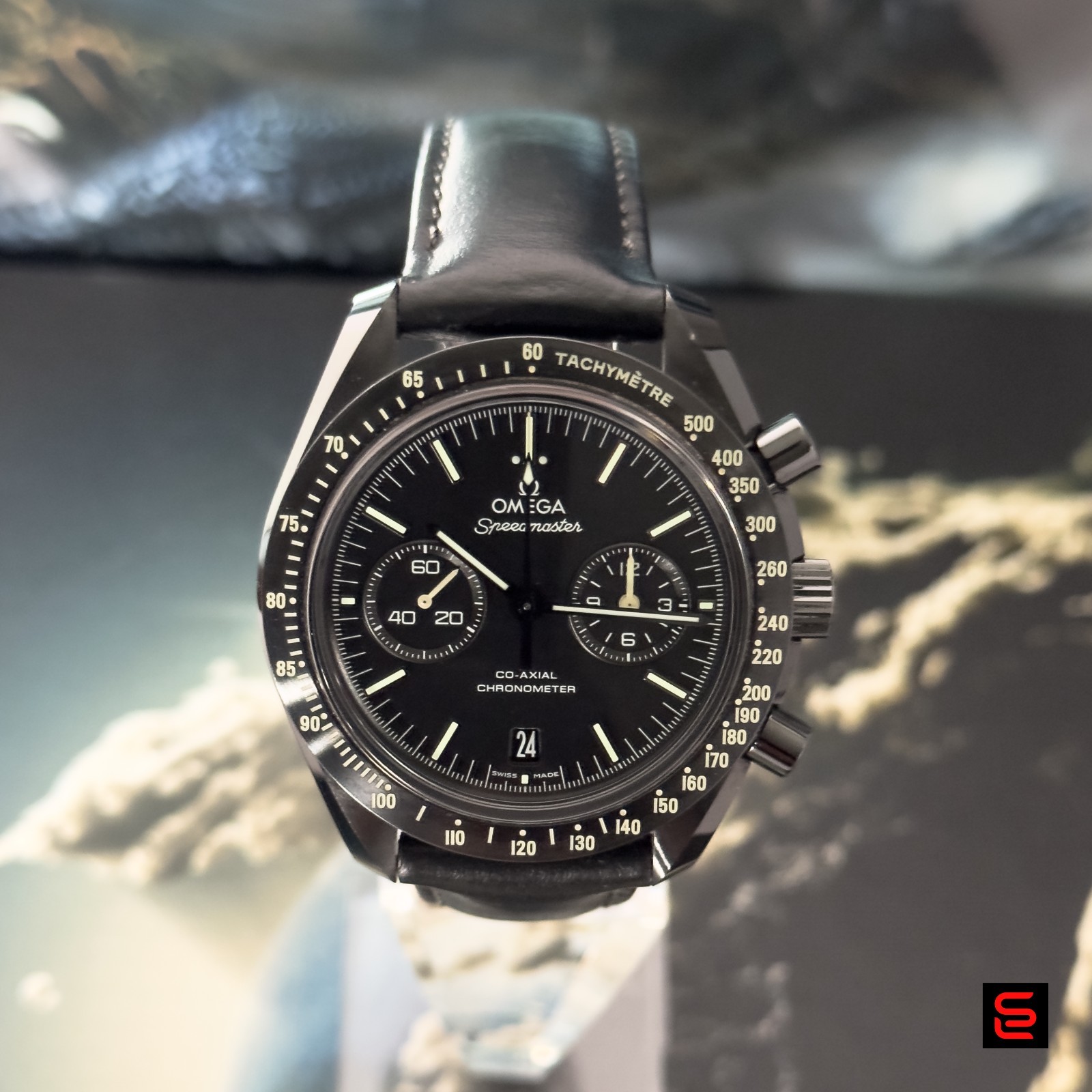 OMEGA Speedmaster Dark Side of the Moon 311.92.44.51.01.004 Pitch Black, B & P