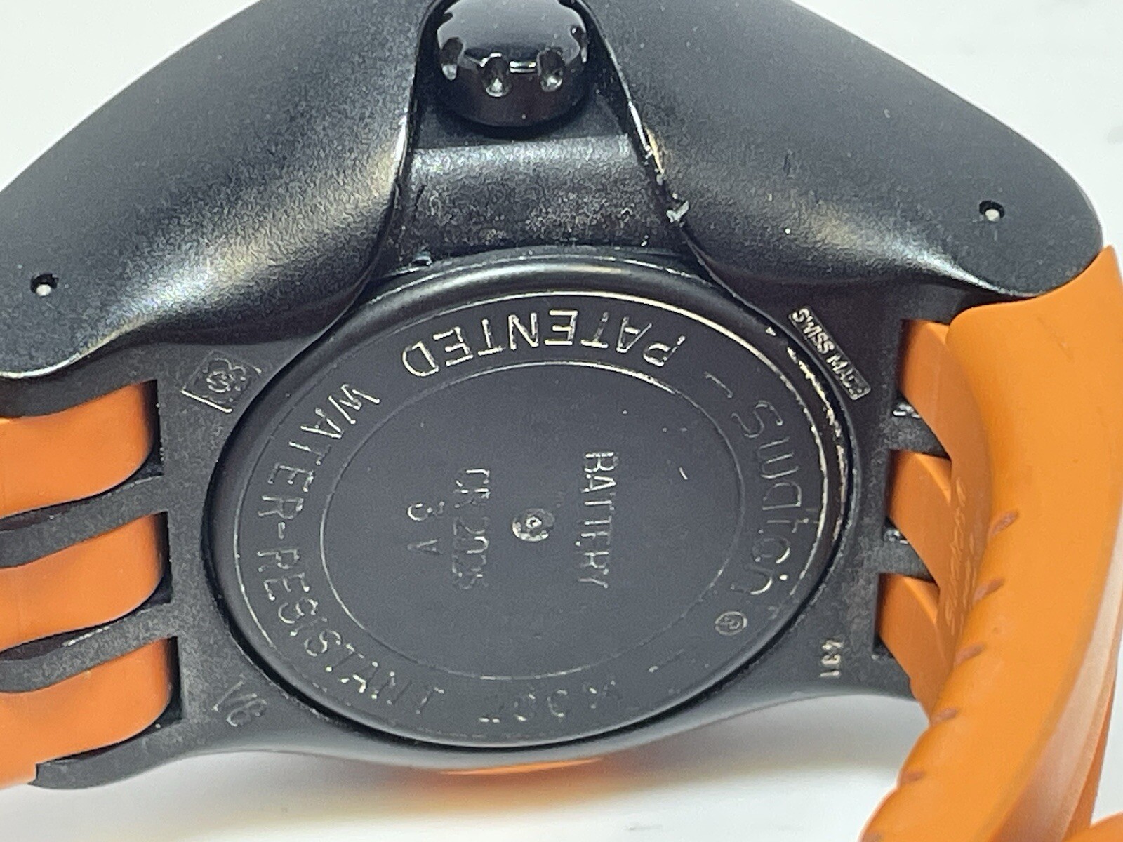 Rare Orange Swatch Fun Scuba Sugb103 Climbing Lobster Olympic Dive