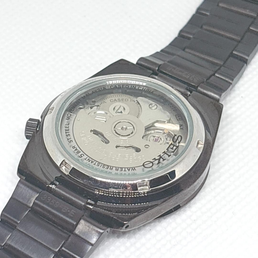 SEIKO 5 Automatic Black Dial Day Date Watch Overseas Model