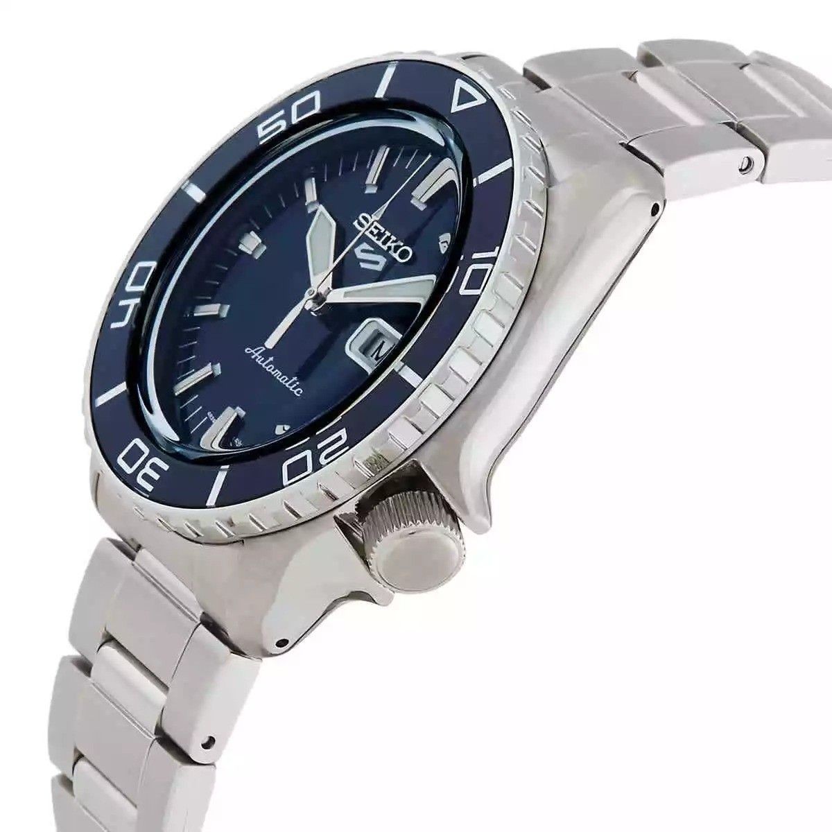 Seiko 5 Sports SKX Series Blue Sunray Dial Automatic SRPK97K1 100M Mens watch