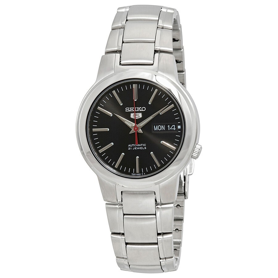 Seiko 5 Automatic Men’s SNKA07 SNKA07K1 Black Dial Stainless Watch
