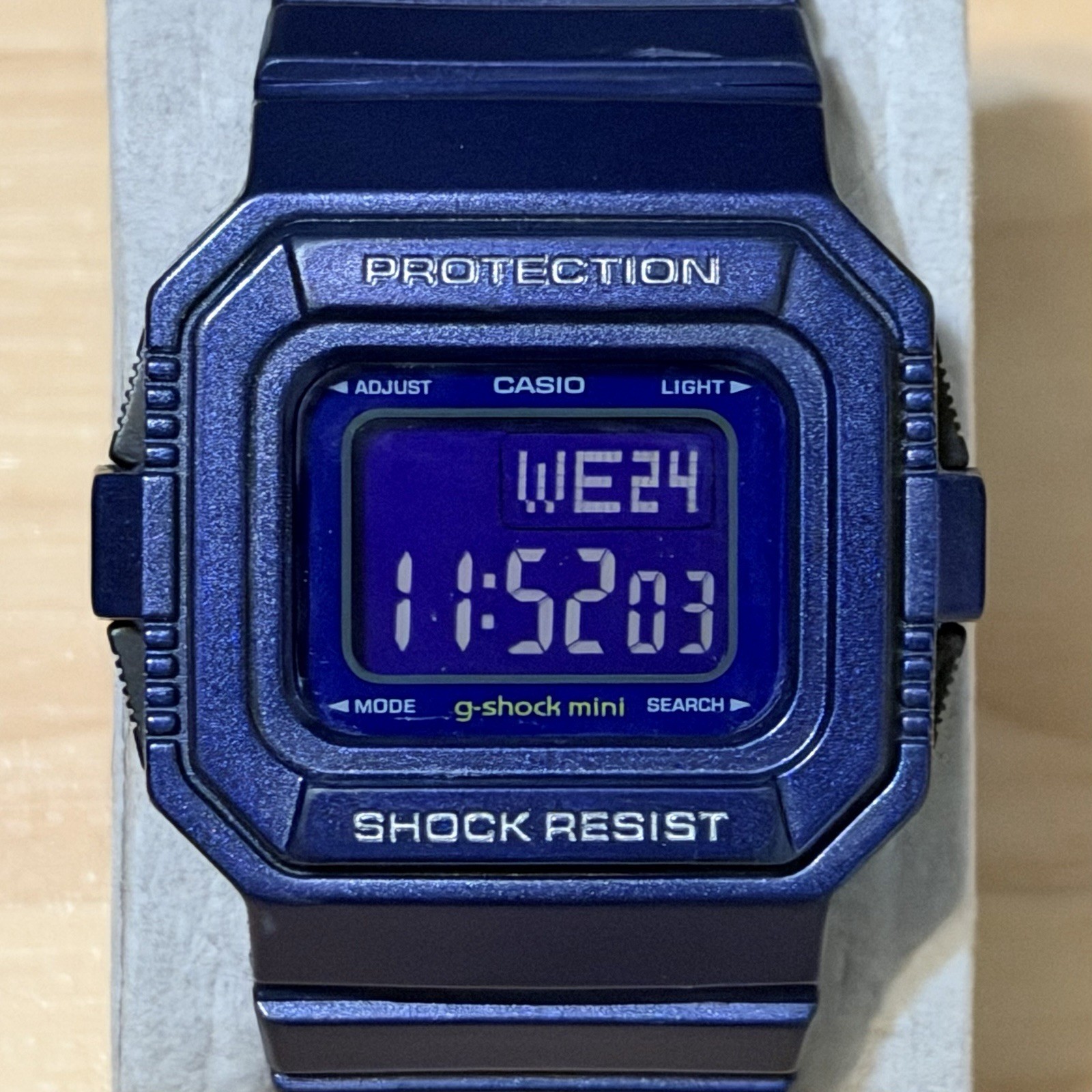 Casio G-Shock Mini GMN-550-2D Purple Blue Square Women’s Digital Watch 550